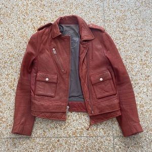 Zadig & Voltaire leather jacket .